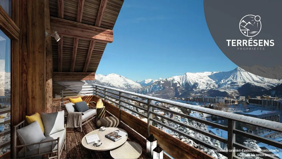 APPARTEMENT T4 DUPLEX - RÉSIDENCE LE CAPRICE BLANC À LA TOUSSUIRE