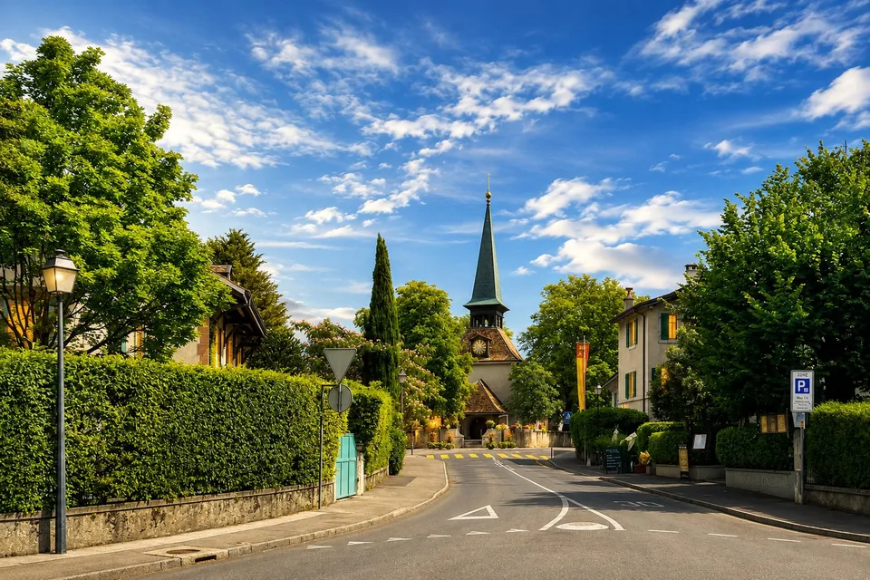 Charmante villa de village à Jussy