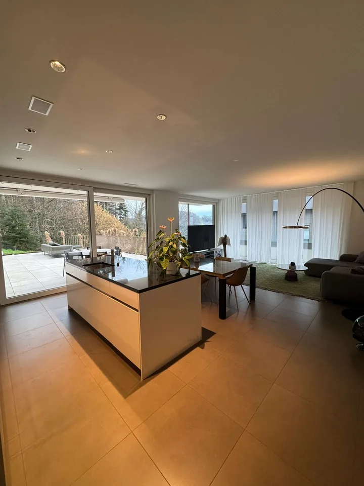 Exklusive 3.5-Zimmer Terrassenwohnung mit grosser Sonnenterrasse in Hergiswil