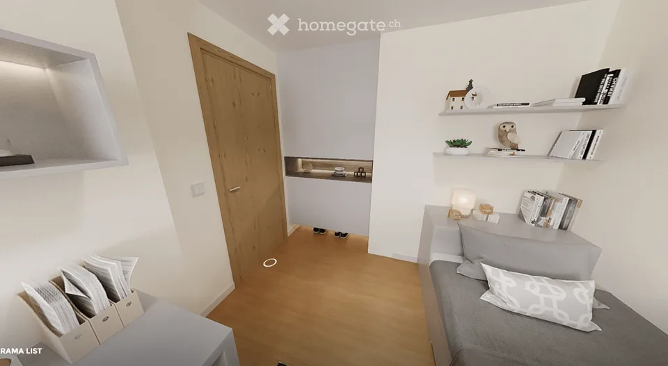 Geräumige 3.5-Zimmer-Neubauwohnung mit Terrasse und Rasenfläche in Arbaz