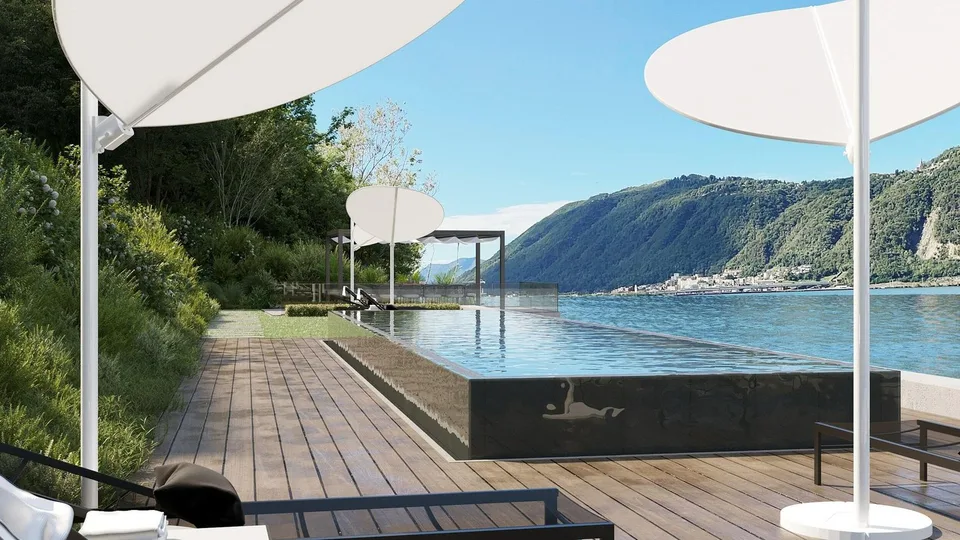 EXCLUSIVE LAKEFRONT: ELEGANT 5.5 ROOMS WITH SPACIOUS TERRACE