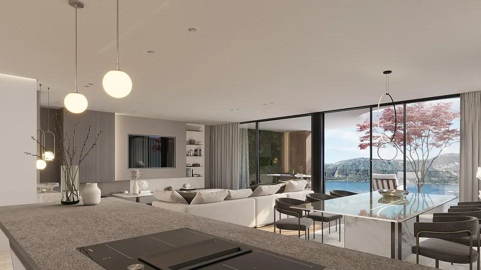 EXKLUSIVER ZUGANG ZUM SEE: ELEGANTES 5.5-ZIMMER-WOHNUNG MIT GROßER TERRASSE – Foto 9 von 12