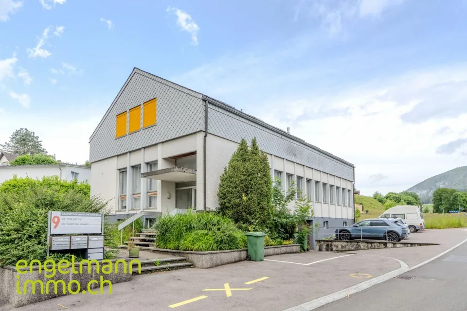 Objet de placement: locaux commerciaux, garage et atelier / Renditeobjekt: Geschäftsräume, Garage und Atelier