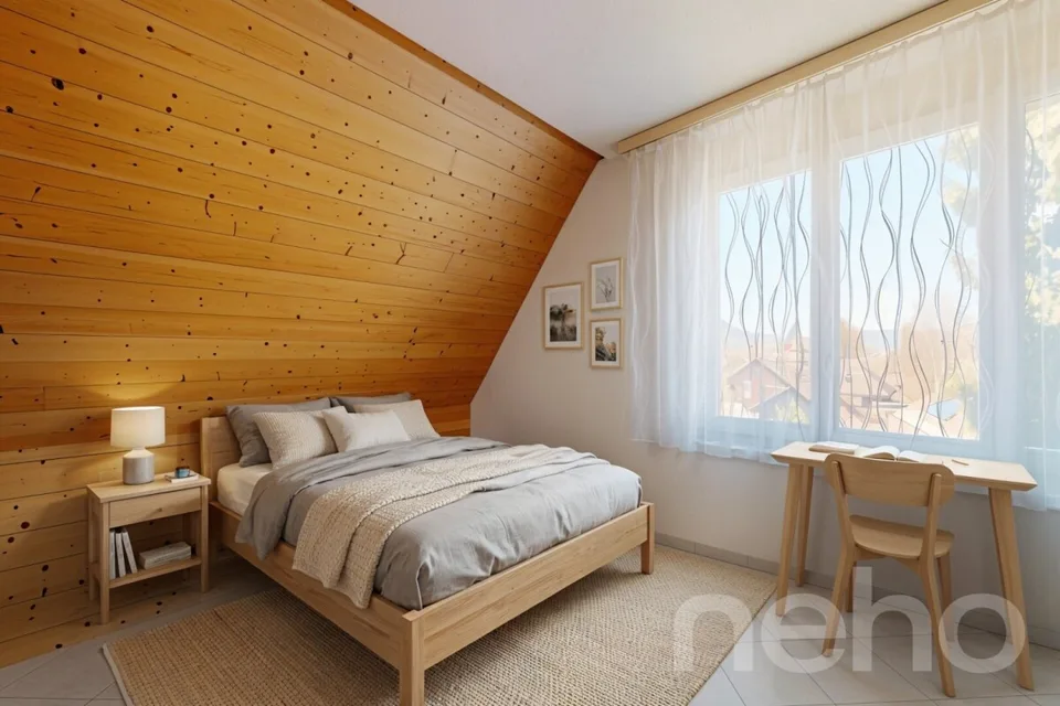 Charmant appartement mansardé avec galerie et vue imprenable sur le paysage verdoyant – photo 12 sur 19