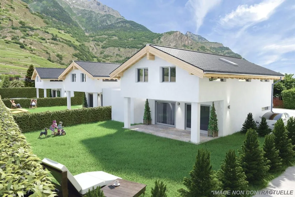 La tua futura villa bifamiliare a Fully: Un ambiente di vita idilliaco - Lotto B