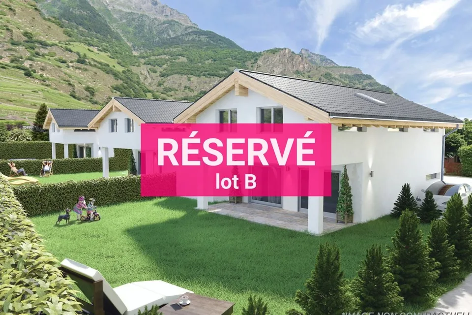Votre future villa jumelée à Fully : Un cadre de vie idyllique - Lot B
