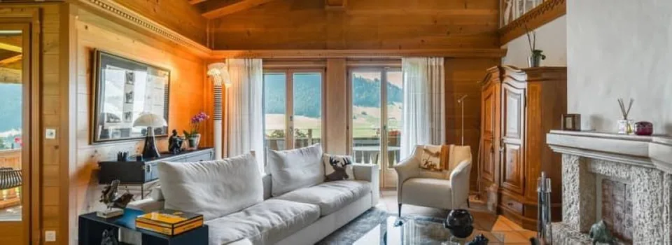Magnifique appartement de 5.5 pièces avec vue panoramique sur les Alpes - Château-d'Oex