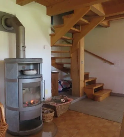 Typical Franches-Montagnes farm
