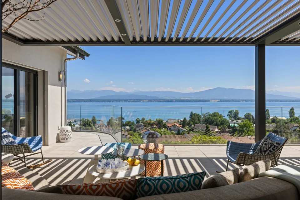 Villa von Ausnahme mit spektakulärem Blick auf den Genfersee