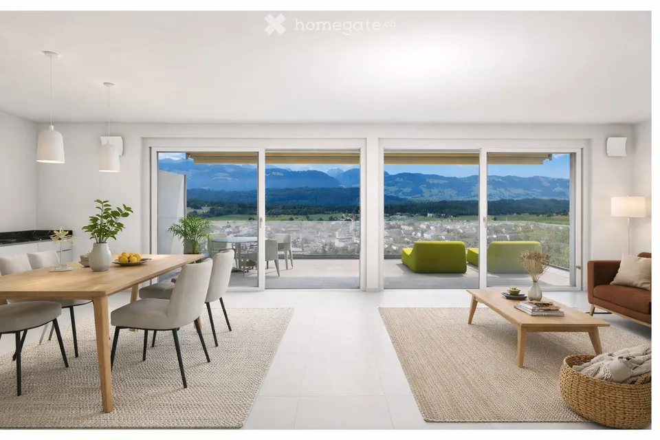 Appartement de rêve de 3,5 pièces avec vue lointaine