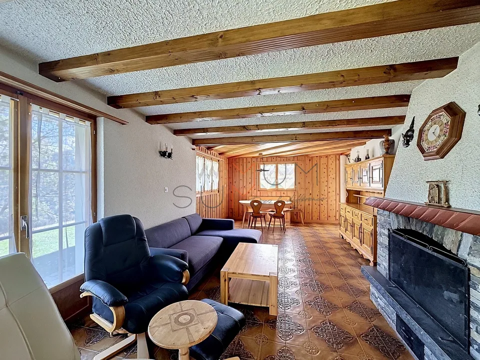 Exclusivité - à 5 min d'Ovronnaz, chalet authentique sans vis-à-vis