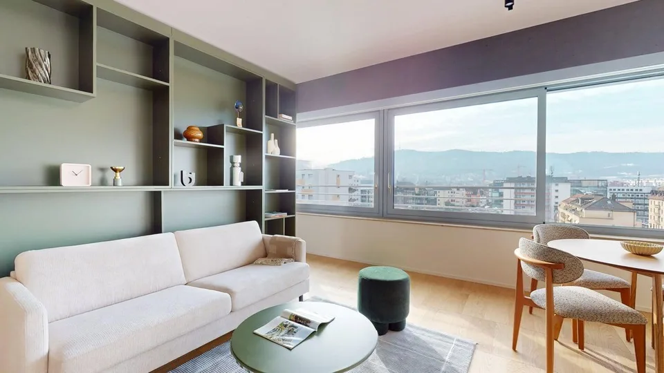 Premium 1-Bedroom Apartment in New Alto Tower – Freihofstrasse 23, Zürich