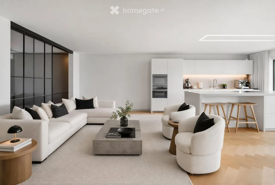 Moderne 3.5 Zimmer-Wohnung in Meilen – Neubau mit Weitblick