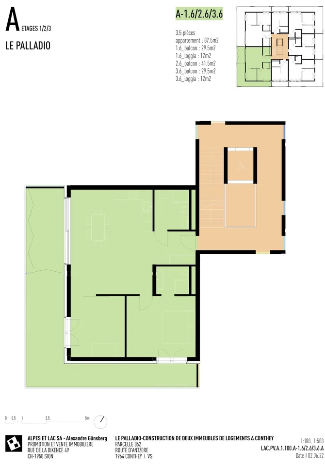 Appartement moderne de 3,5 pièces à Conthey – Vue sur les montagnes & disponible immédiatement
