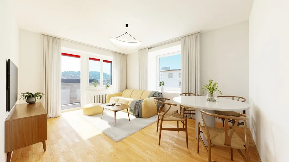Charmantes, helles 3-Zimmer-Wohnung
