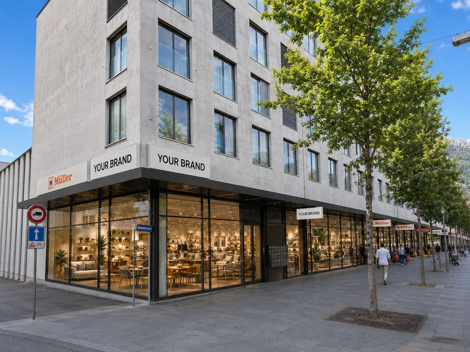 Top-Verkaufsfläche an bester Lage – Bahnhofstrasse Buchs SG (ca. 1'264 m²) – Foto 6 von 19