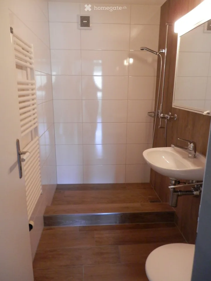 Frisch renovierte 4.5-Zi-Whg mit Balkon, Cheminée und Garage