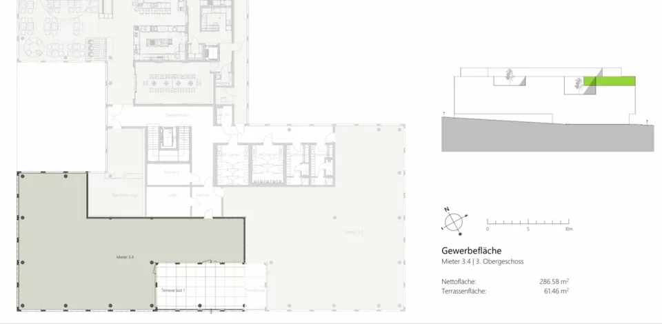 attraktive Gewerbeflächen west one