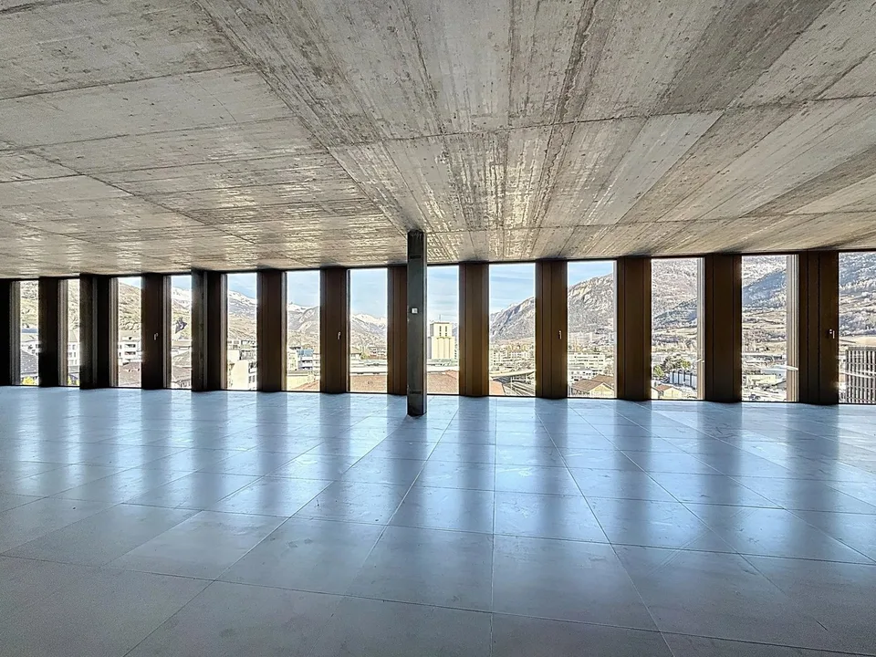 Surface exceptionnelle de 1'127 m² au 7e étage - Vue panoramique à 360