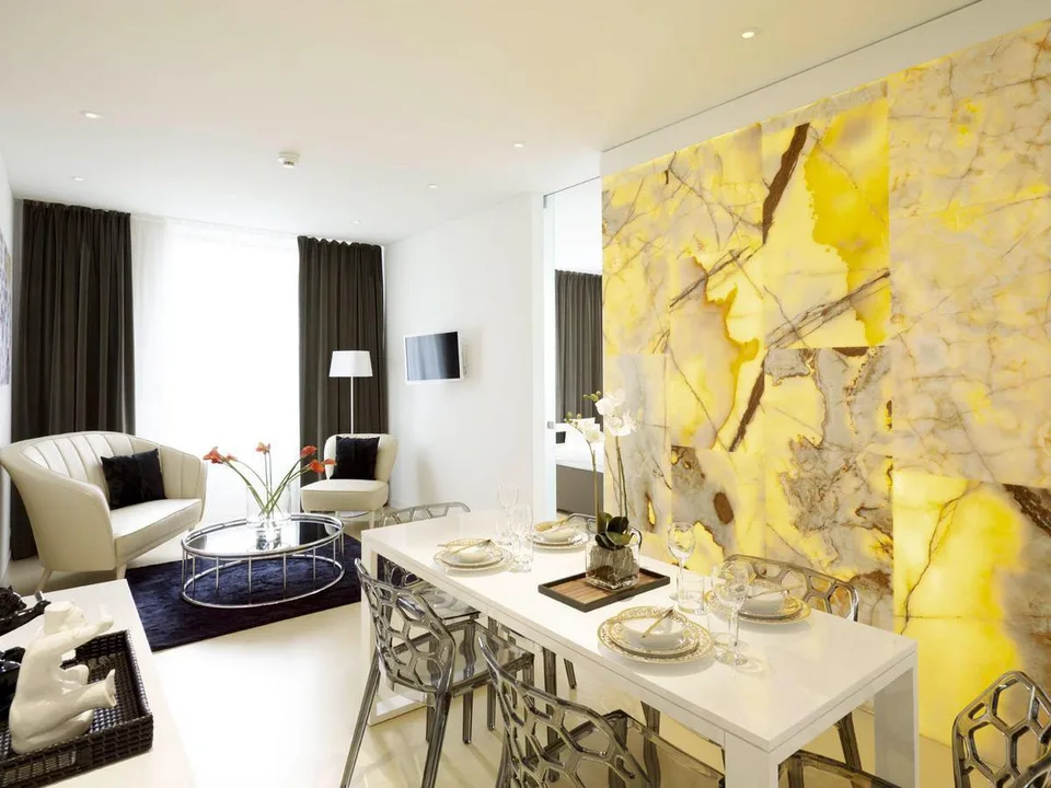 Studio Senior, Cucinetta - Appartamento arredato con pulizia settimanale inclusa