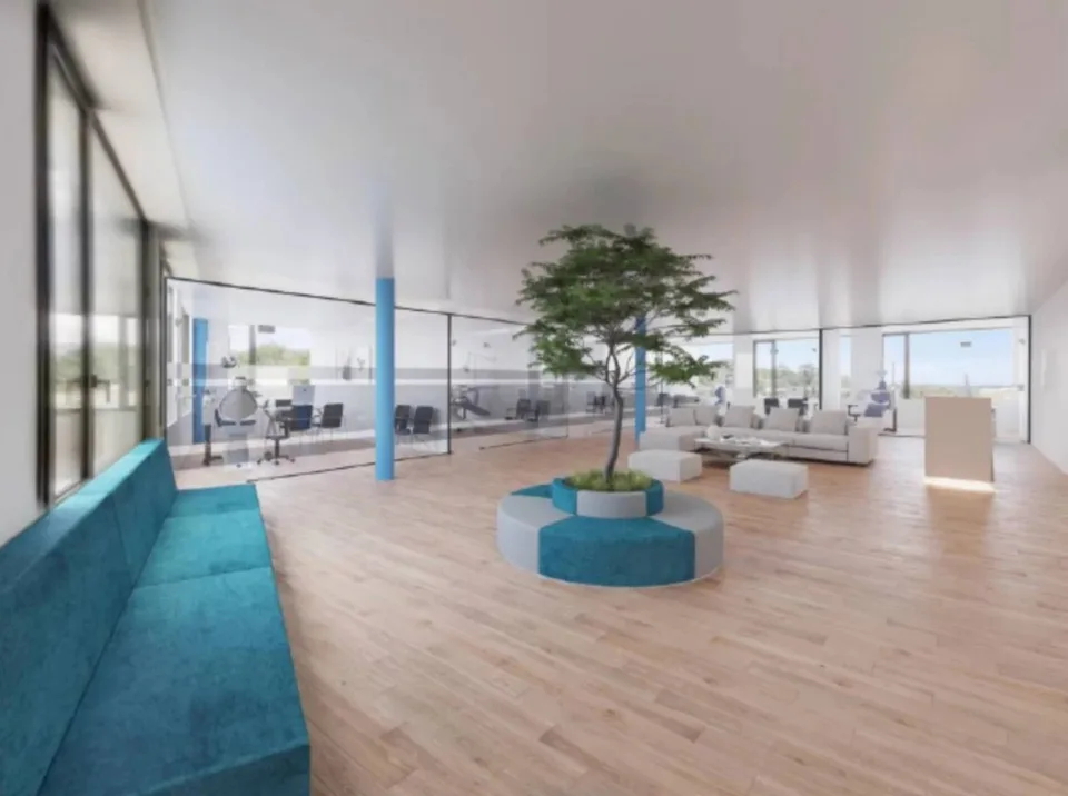 Verwaltungsflächen in einem Aktivitätszentrum