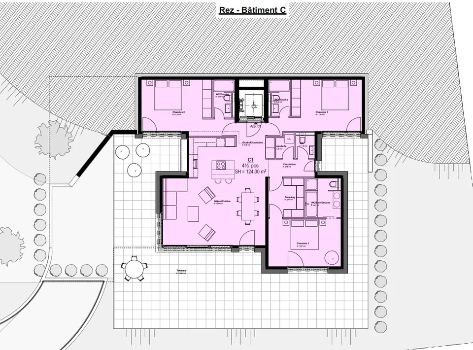 Promotion: Das kleine Uferweg le Pont Apartment Lot A 1 von 4,5 Zimmer
