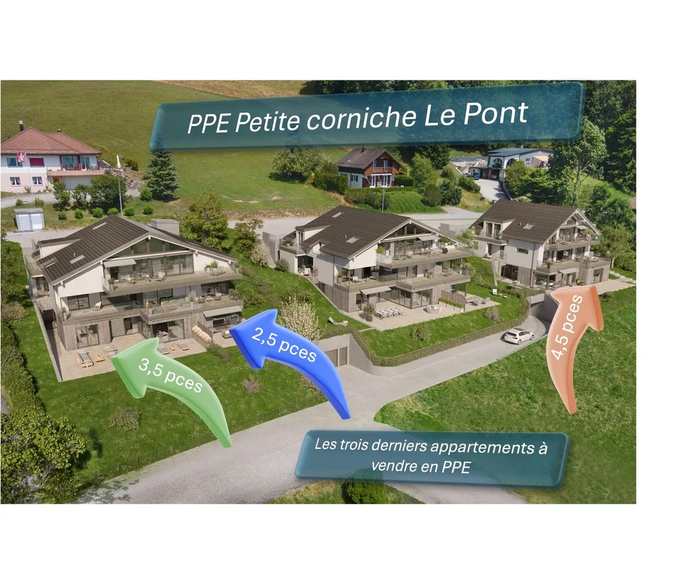 Promotion: La Petite Corniche le Pont appartement lot A 1 de 4,5 p