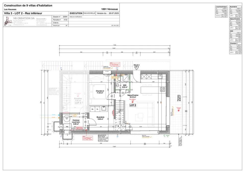 Schönes Chalet-Villa mit 4,5 Zimmern in Vérossaz