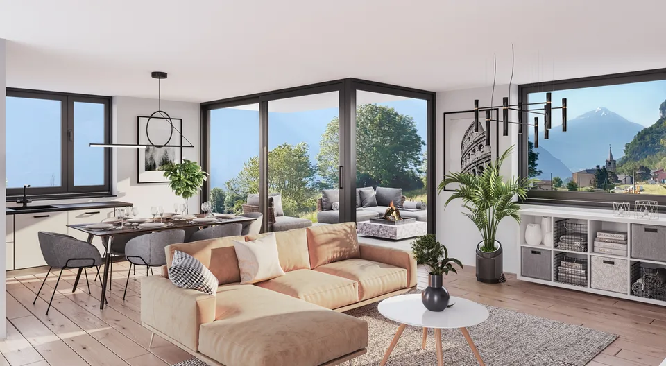 DUPLEX CON LOGGIA - VISTA PANORAMICA - ESCLUSIVITÀ - CANTIERE AVVIATO