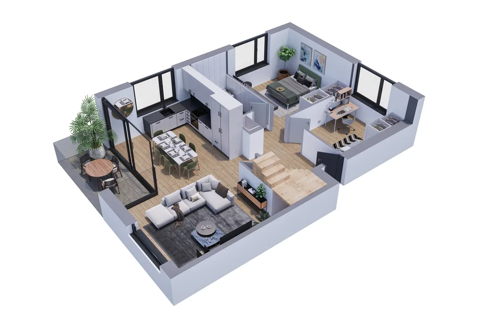DUPLEX CON LOGGIA - VISTA PANORAMICA - ESCLUSIVITÀ - CANTIERE AVVIATO – foto 7 di 15