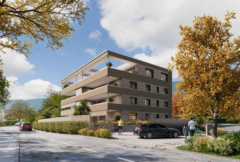 Appartamento di 5,5 locali (A) al piano terra, con 144 m2 di superficie abitabile netta e 31,4m2 di terrazza