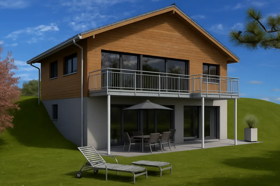 Neubau, 5.5 Zi. Einfamilienhaus mit wunderschönem Ausblick