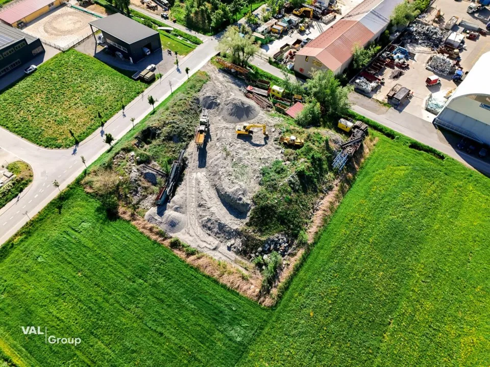 Attraktive Industriebaulandparzelle in Gamsen