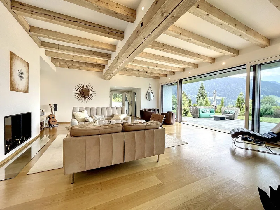 Prächtiges Chalet mit Pool und atemberaubendem Blick auf die Dents-du-Midi