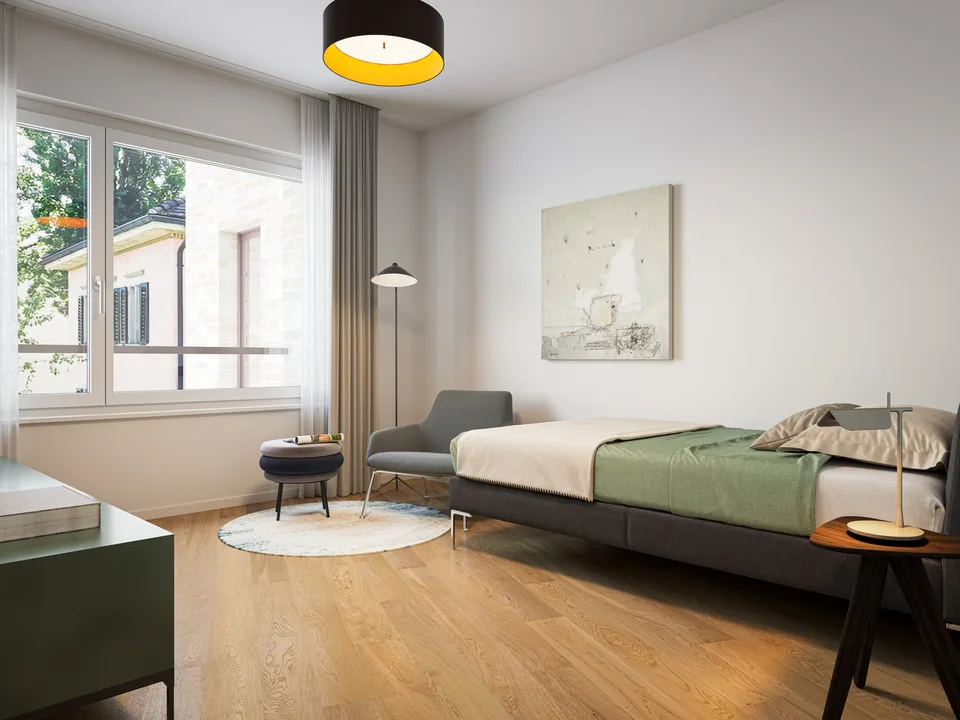 Rêve de maison avec vue lointaine, appartement exclusif de 5,5 pièces avec terrasse sur le toit