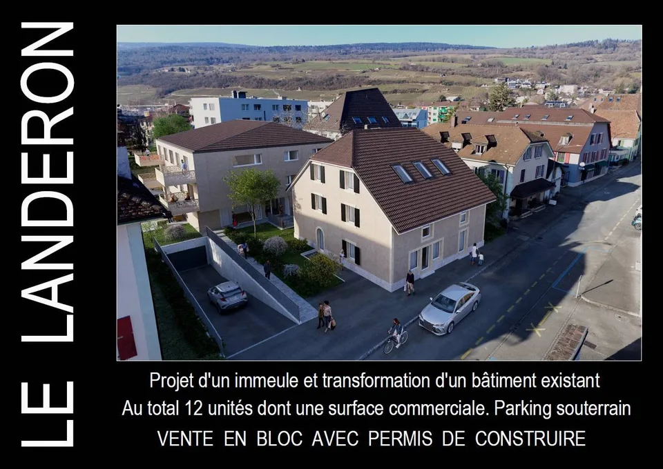 Projet de construction sanctionné de 11 appartements et local commercial