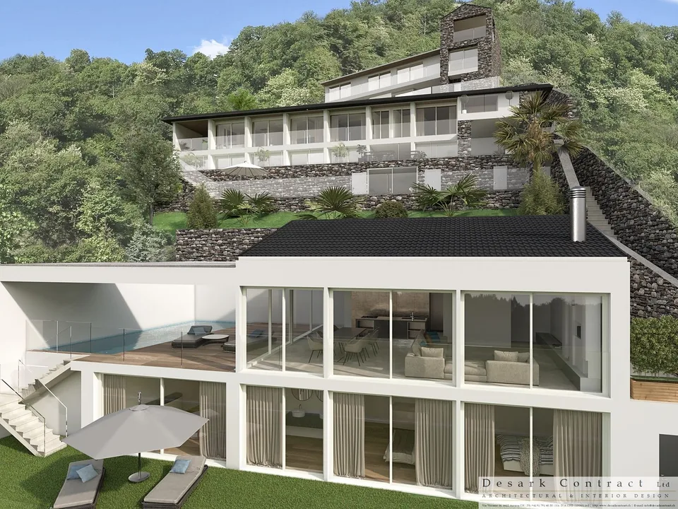 RAFFINATA VILLA CON PISCINA E VISTA IMPERDIBILE SUL LAGO MAGGIORE