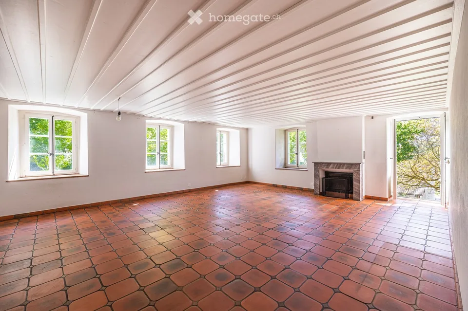 Authentische Waadtländer Bauernhof von 1828, in Épautheyres, im Gros-de-Vaud
