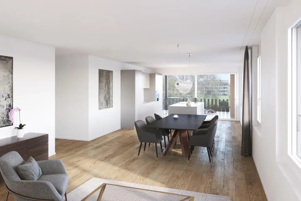 Seeblick - Uttwil neue 4.5-Zimmer Gartenwohnungen
