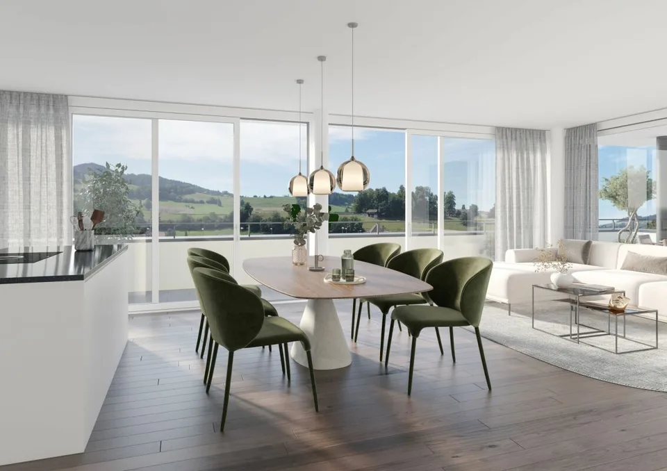Appartamento in attico progetto di costruzione nuova Gurnigelstrasse Riggisberg