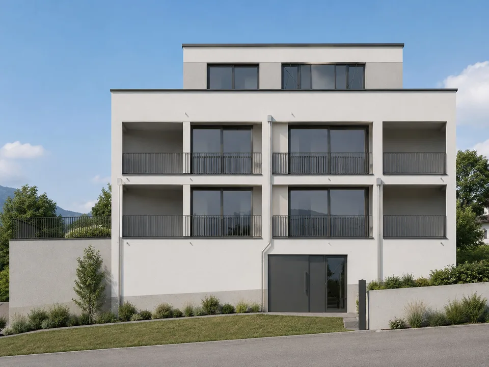 Attraktiv gelegene Attika 4.5 Zimmerwohnung in Ried-Brig