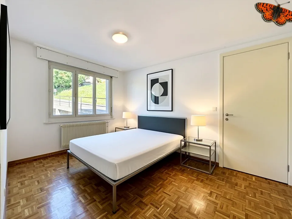 Wohnung mit 4.5 Zimmern, Veranda und Terrasse im Zentrum von Romont