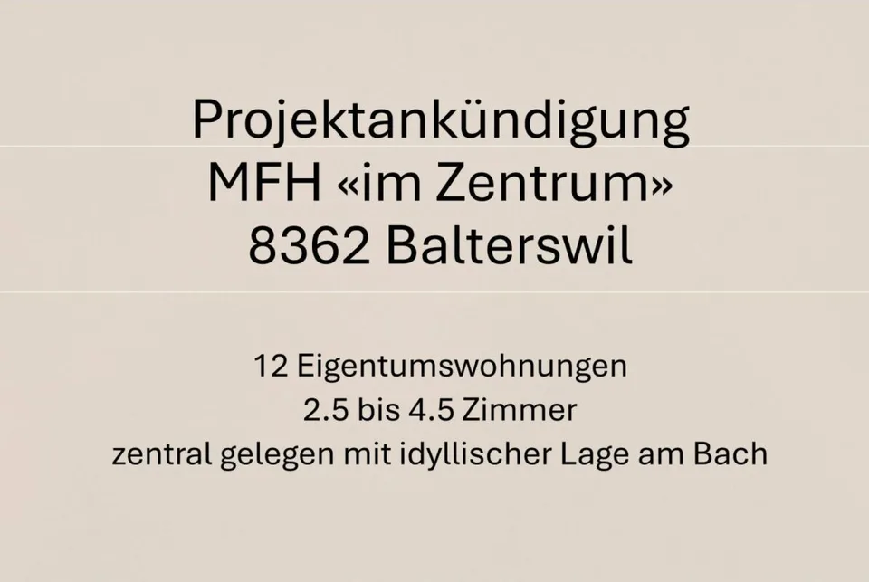 "Im Zentrum" - 12 hochwertige Wohnungen