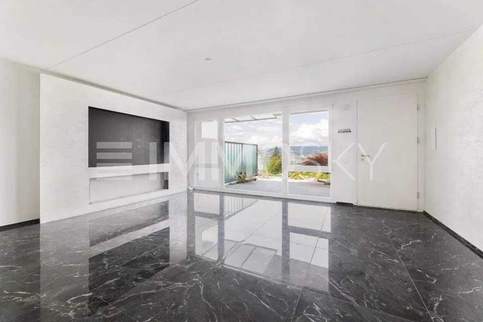 Votre nouvelle maison avec vue panoramique de Zurich aux Alpes