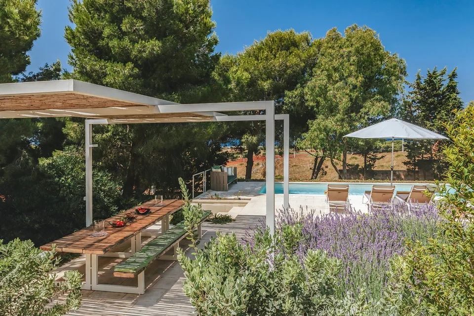 Villa mit Pool und atemberaubendem Meerblick im Herzen des Naturparks Porto Selvaggio – Foto 12 von 30