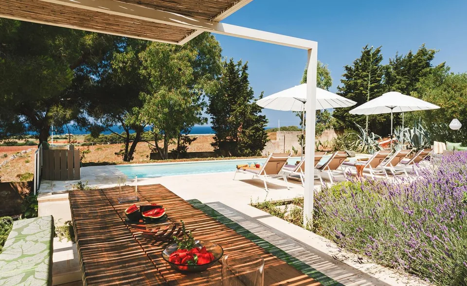 Villa mit Pool und atemberaubendem Meerblick im Herzen des Naturparks Porto Selvaggio – Foto 14 von 30