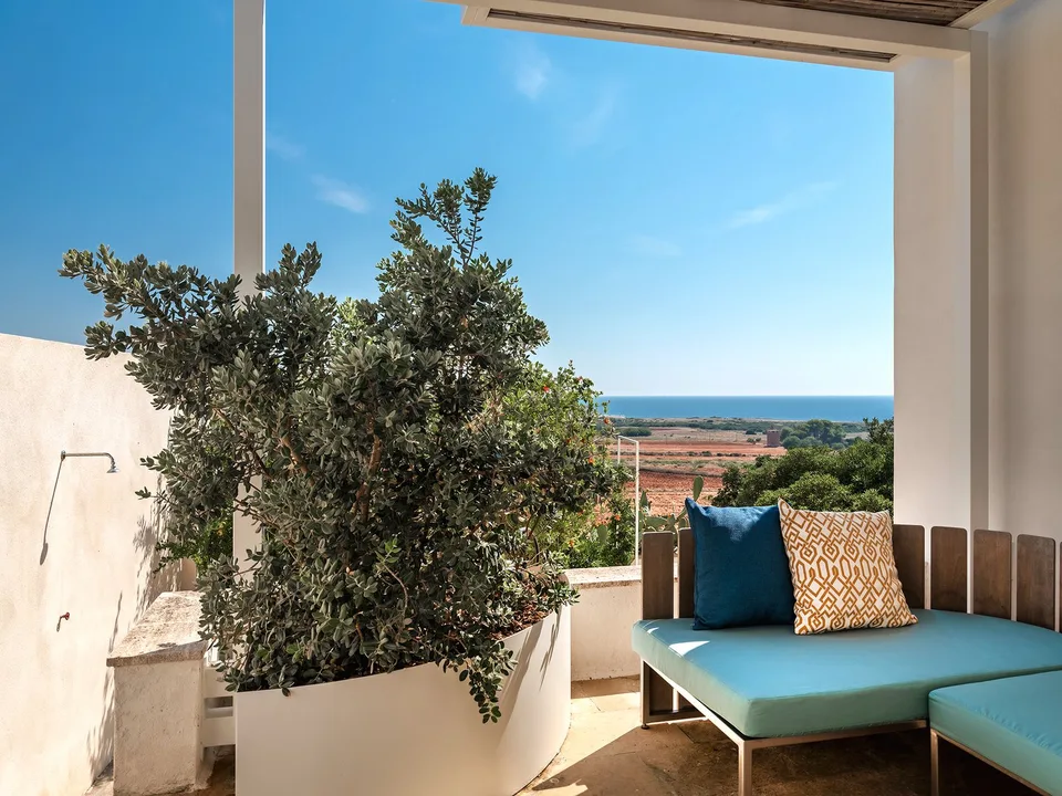 Villa mit Pool und atemberaubendem Meerblick im Herzen des Naturparks Porto Selvaggio – Foto 8 von 30