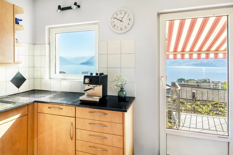 Ein Panorama, das man jeden Tag vom Balkon aus genießen kann