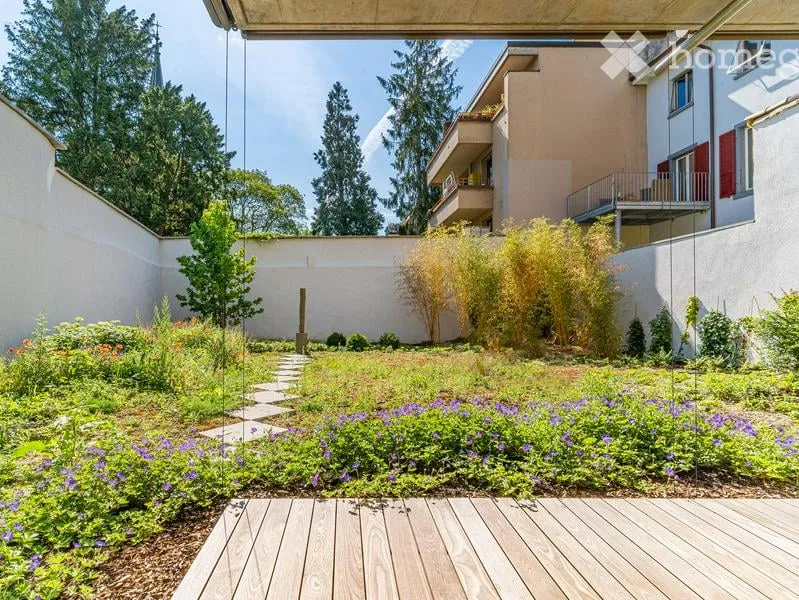 Appartement loft exclusif avec jardin privé à Bâle – moderne, calme et disponible immédiatement