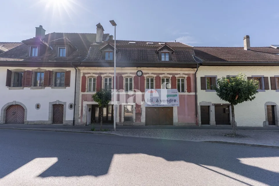 Maison de maître au bord du lac de Morat à vendre à Vallamand